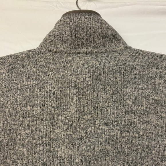 J Crew Nordic Fleece Vest Mens Size XL Grey Full Zip 3 Pockets Outwear 2020 - Picture 8 of 8
